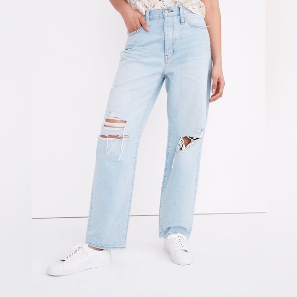 Madewell The Dadjean in Greenvale Wash: Ripped Edition, Size 28 - Picture 4 of 12